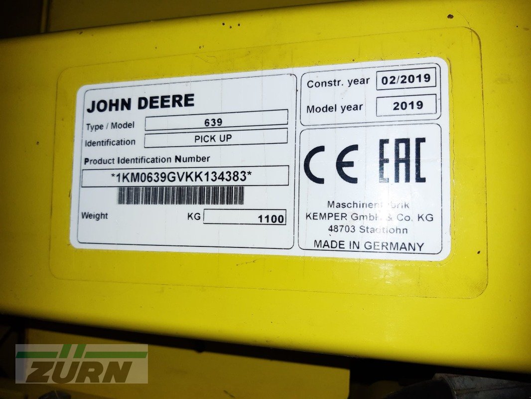 Feldhäcksler des Typs John Deere 8400, Gebrauchtmaschine in Emskirchen (Bild 26)