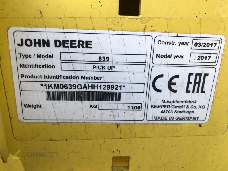 Feldhäcksler des Typs John Deere 8400i, Gebrauchtmaschine in Sonnewalde (Bild 12)