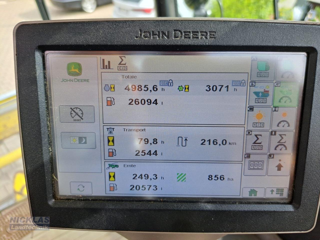 Feldhäcksler tip John Deere 8500i, Gebrauchtmaschine in Schirradorf (Poză 9)