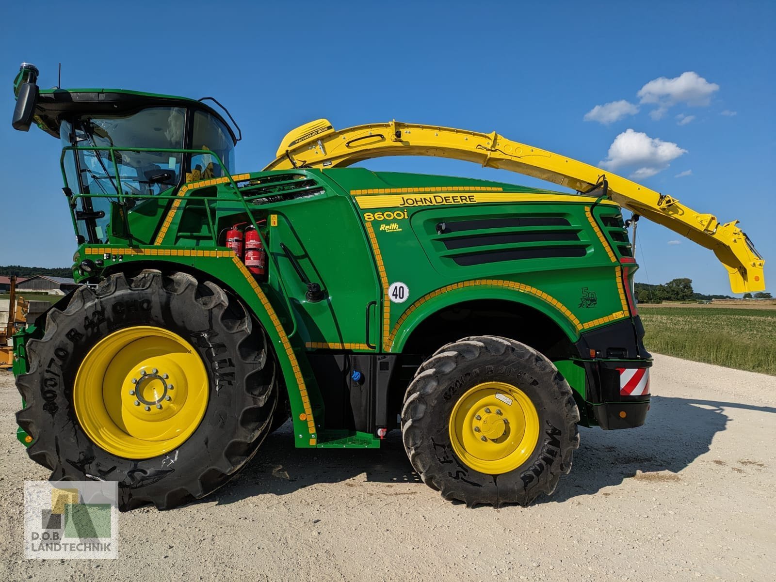 Feldhäcksler Türe ait John Deere 8600i, Gebrauchtmaschine içinde Langweid am Lech (resim 2)