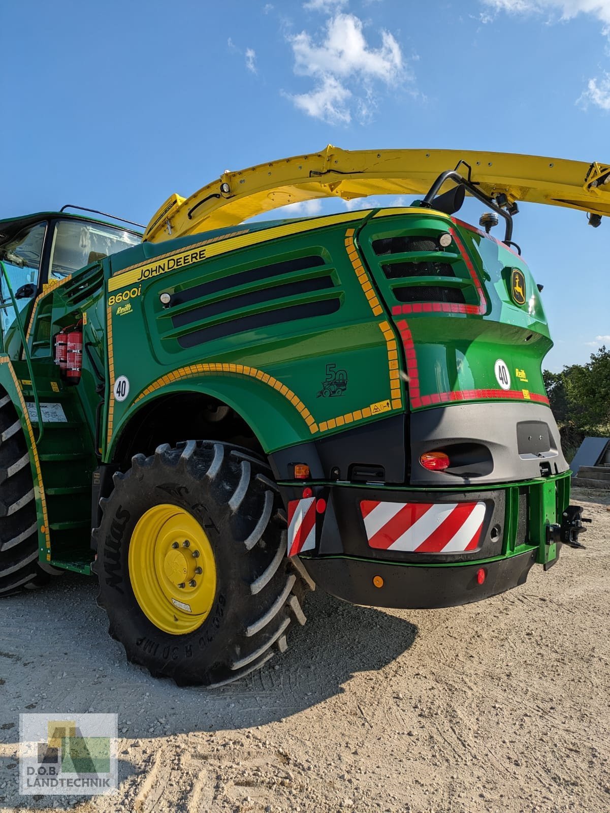 Feldhäcksler Türe ait John Deere 8600i, Gebrauchtmaschine içinde Langweid am Lech (resim 8)