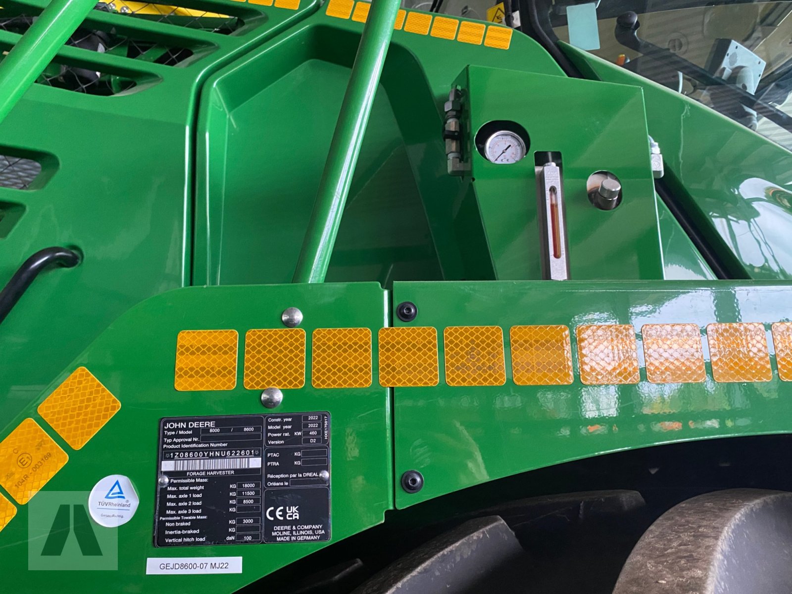 Feldhäcksler Türe ait John Deere 8600i, Gebrauchtmaschine içinde Langweid am Lech (resim 22)