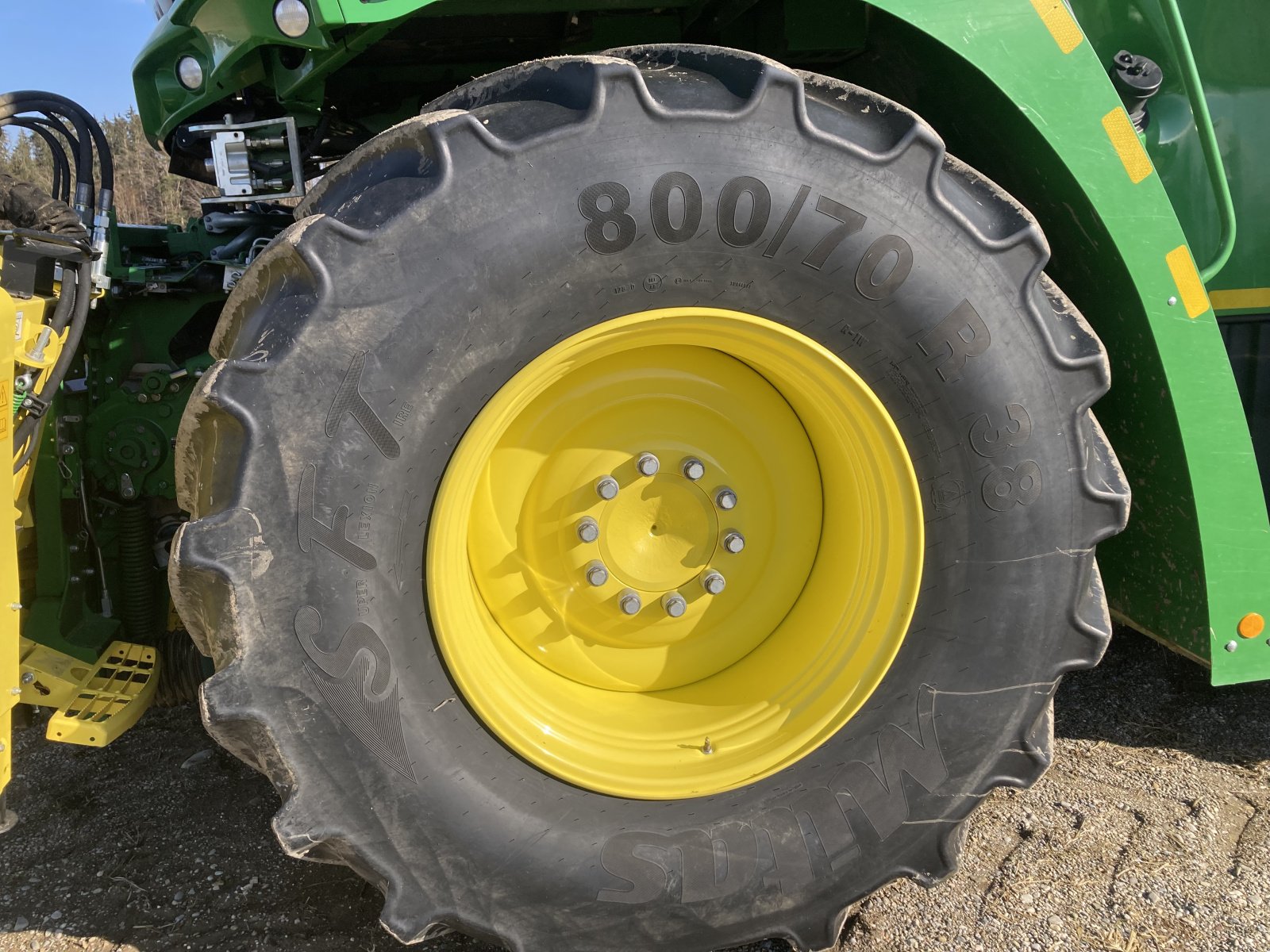 Feldhäcksler Türe ait John Deere 8600i, Gebrauchtmaschine içinde Tittmoning (resim 8)