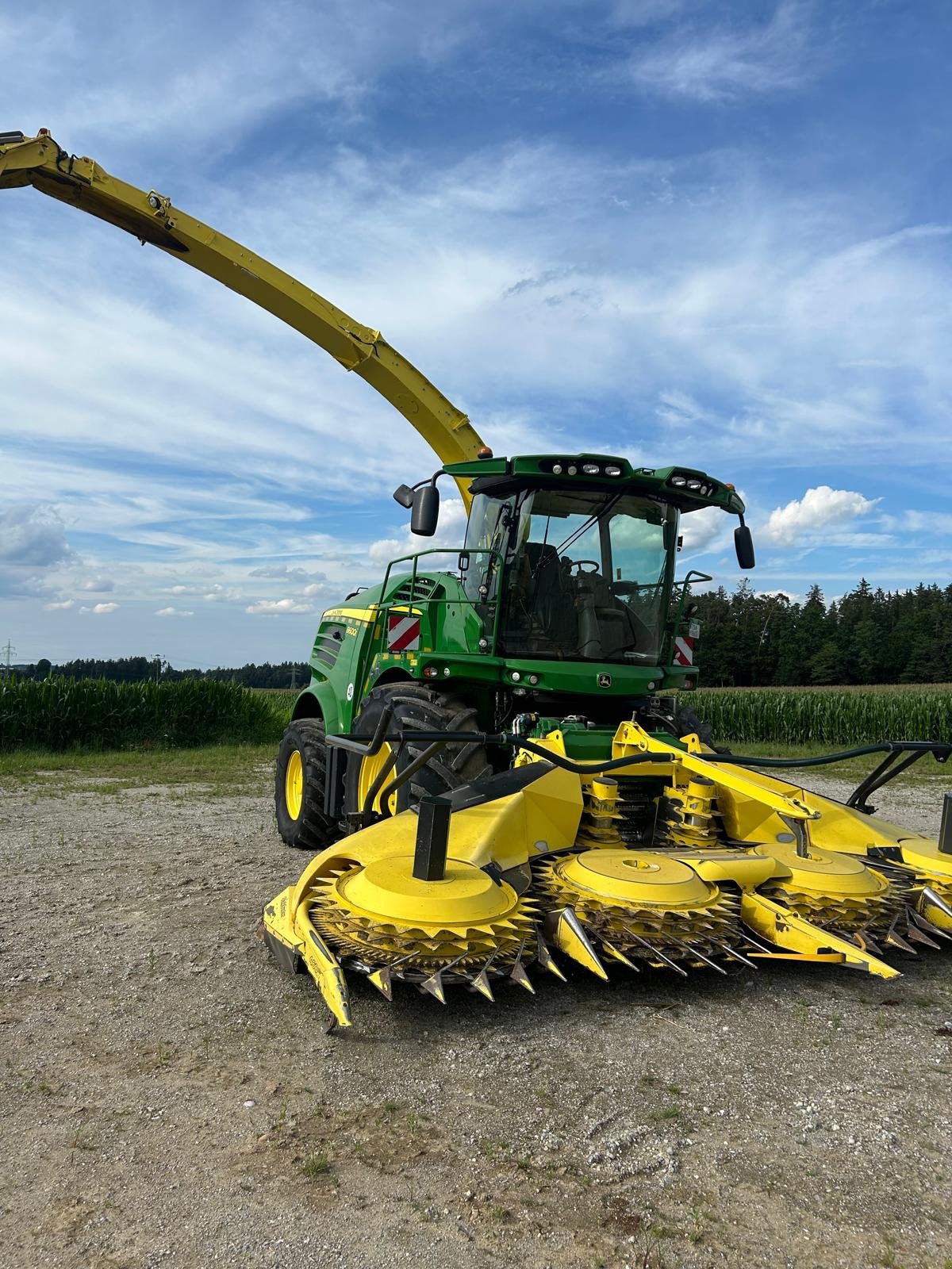 Feldhäcksler Türe ait John Deere 8600i, Gebrauchtmaschine içinde Tittmoning (resim 13)