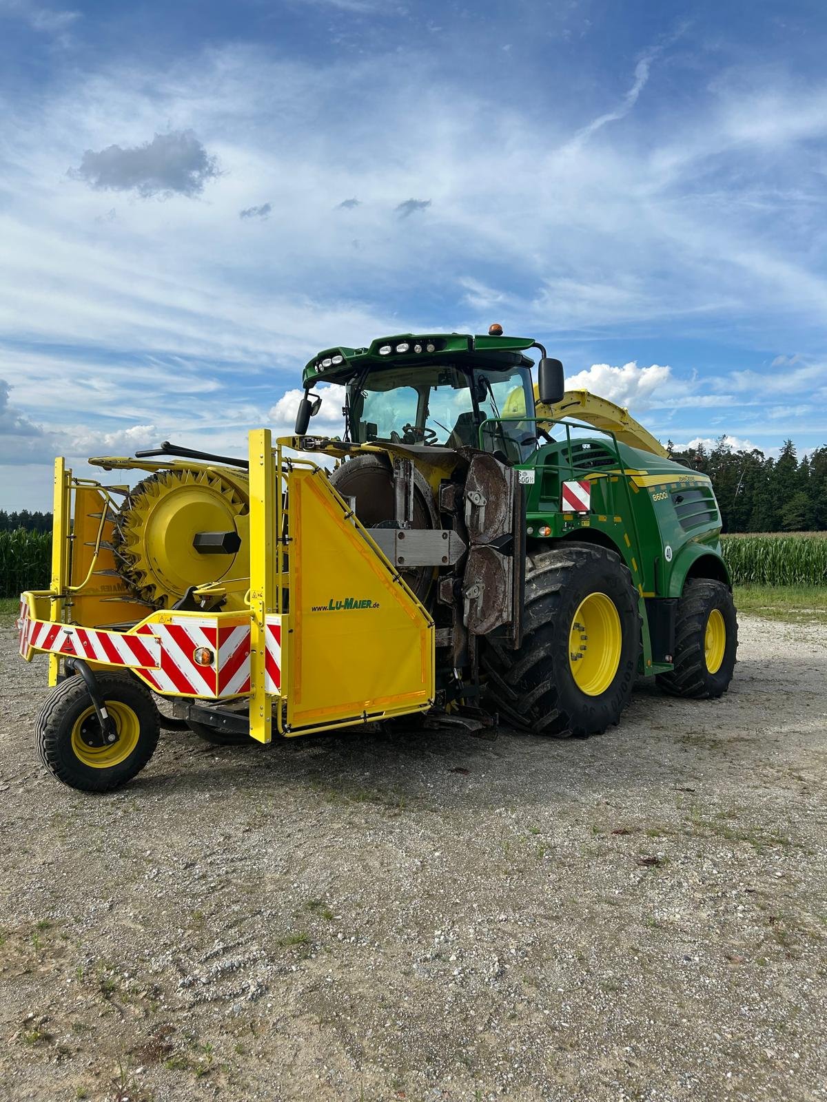 Feldhäcksler Türe ait John Deere 8600i, Gebrauchtmaschine içinde Tittmoning (resim 14)