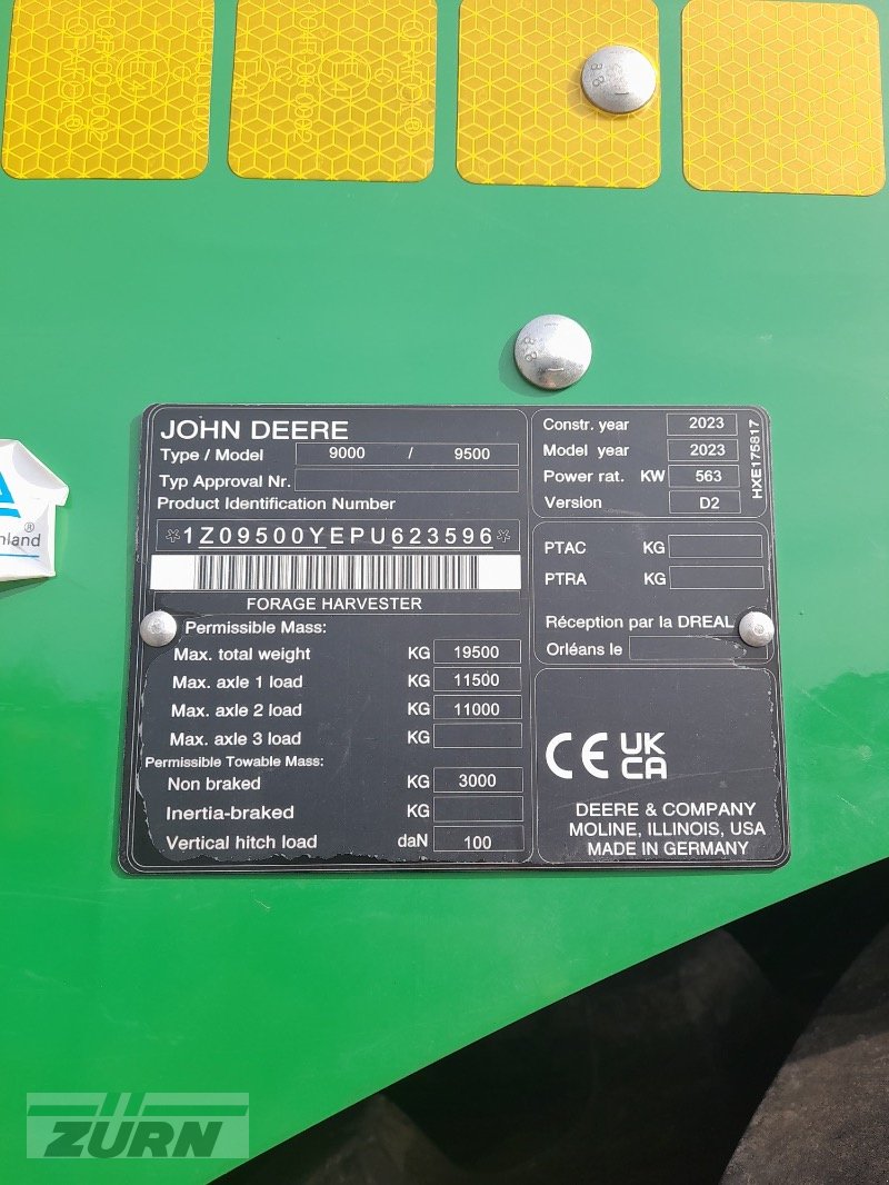 Feldhäcksler tipa John Deere 9500, Gebrauchtmaschine u Kanzach (Slika 19)
