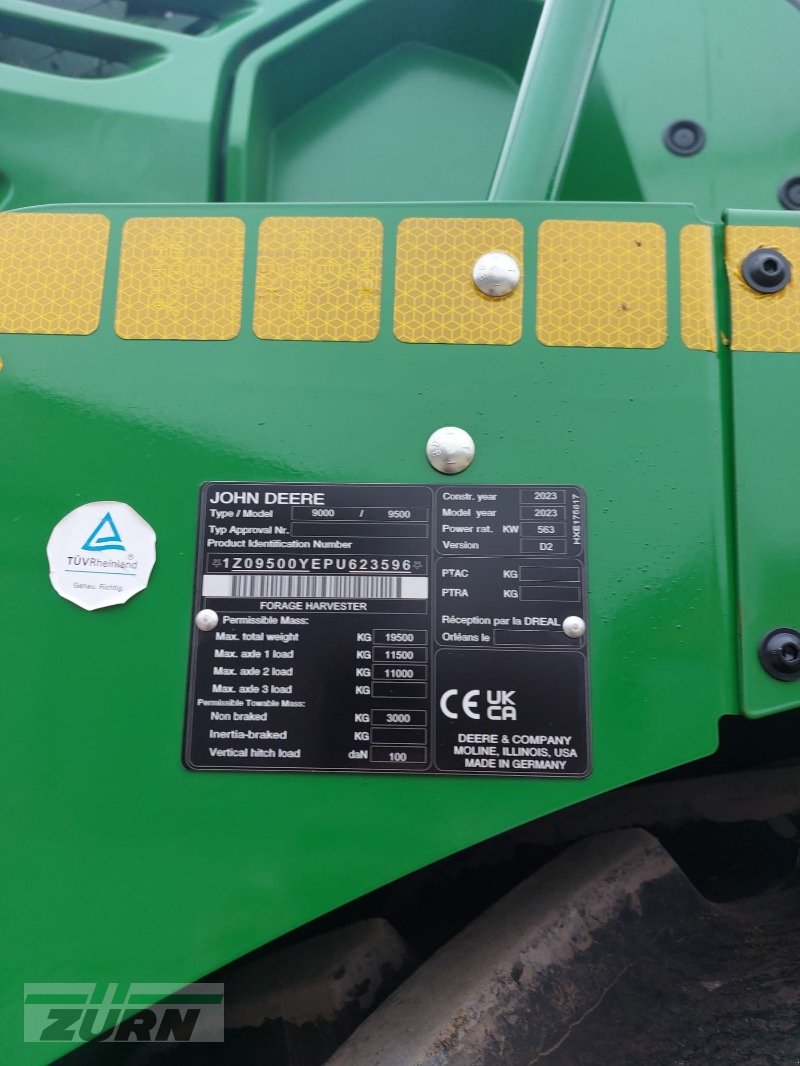 Feldhäcksler tipa John Deere 9500, Gebrauchtmaschine u Kanzach (Slika 7)