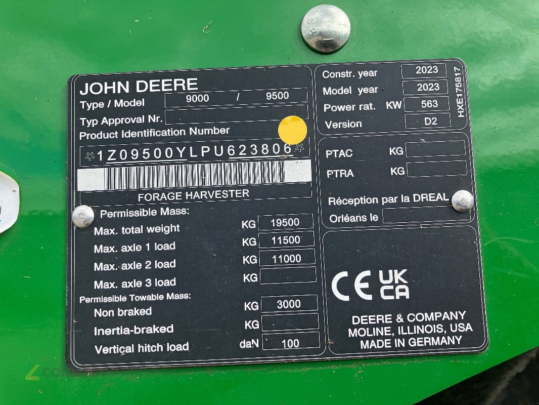 Feldhäcksler tipa John Deere 9500, Gebrauchtmaschine u Sonnewalde (Slika 6)