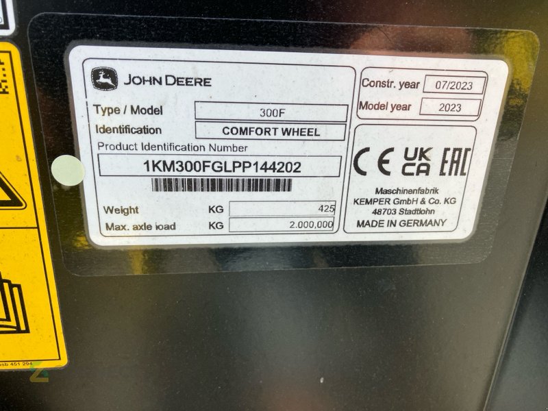 Feldhäcksler типа John Deere 9600i mit Kemper 375pro & 639 PickUp, Gebrauchtmaschine в Jahnatal (Фотография 28)