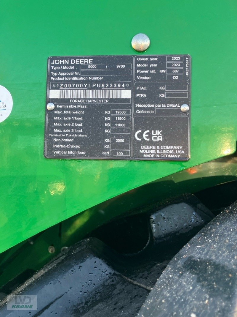 Feldhäcksler типа John Deere 9700, Gebrauchtmaschine в Spelle (Фотография 19)