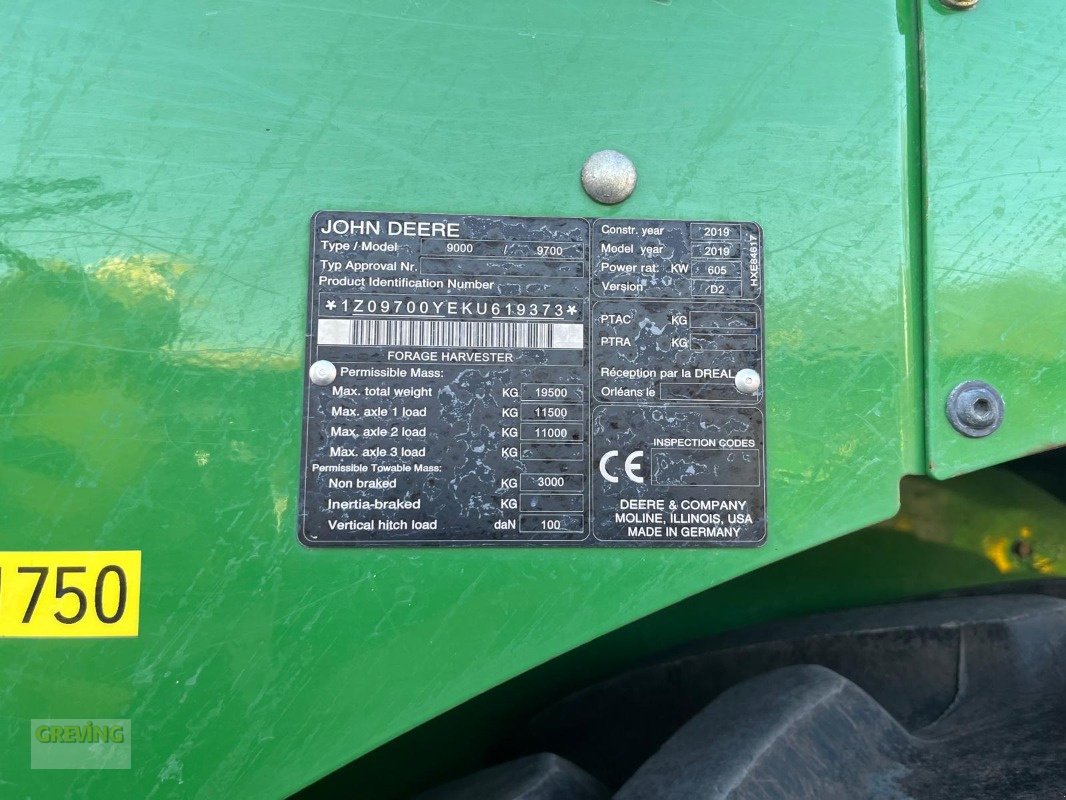 Feldhäcksler tip John Deere 9700i ProDrive 40 km/h, Gebrauchtmaschine in Ahaus (Poză 23)