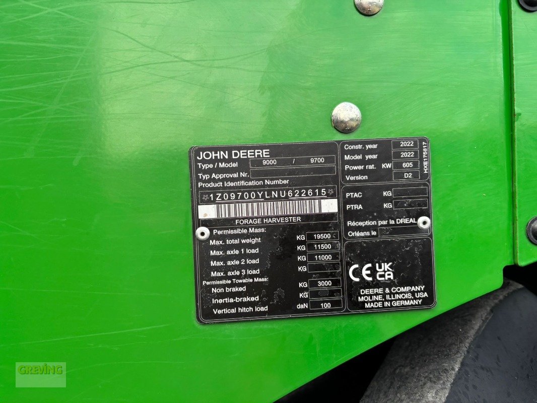 Feldhäcksler del tipo John Deere 9700i ProDrive 40Km/h inkl. Kemper 475 Plus, Gebrauchtmaschine en Ahaus (Imagen 20)