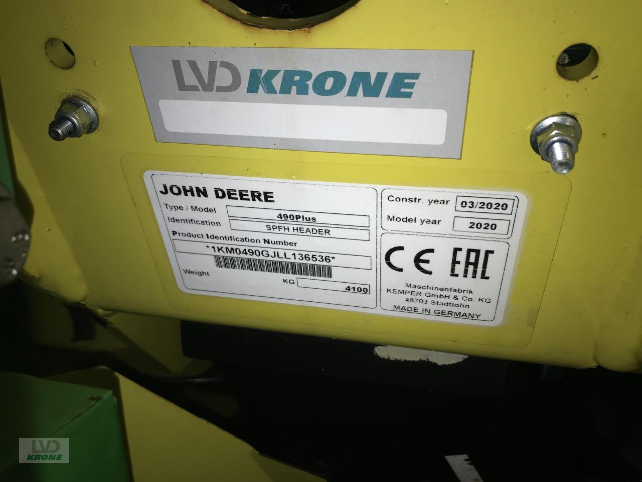 Feldhäcksler des Typs John Deere 9700i, Gebrauchtmaschine in Alt-Mölln (Bild 14)