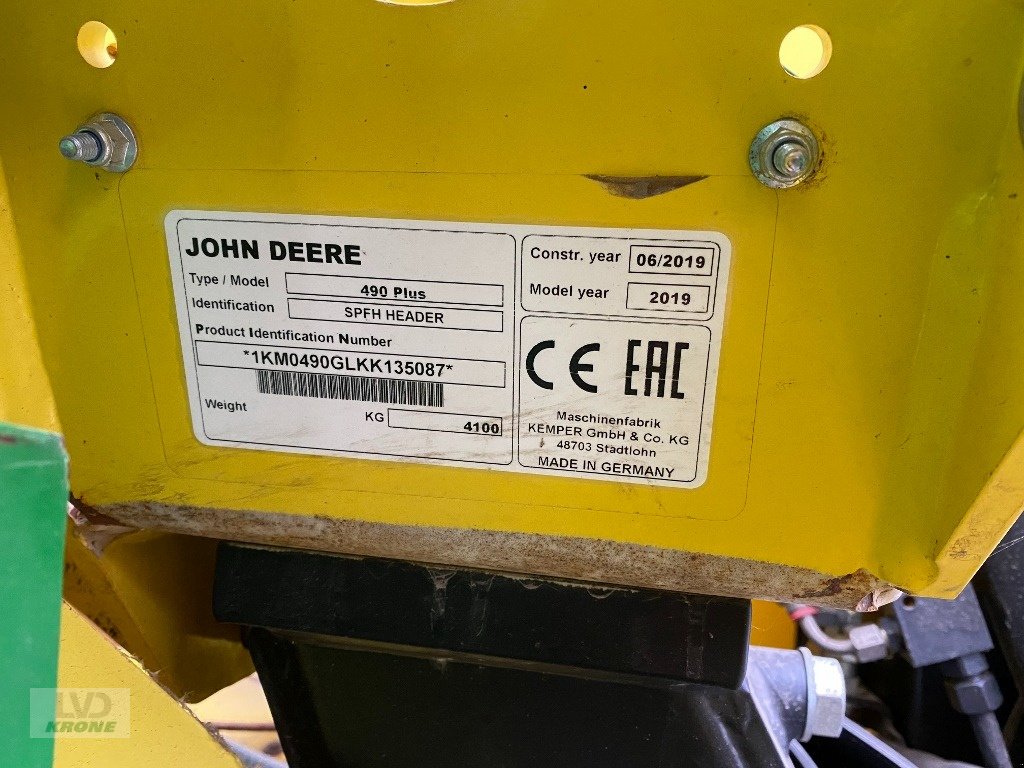 Feldhäcksler typu John Deere 9800, Gebrauchtmaschine v Barsinghausen OT Groß Munzel (Obrázok 19)