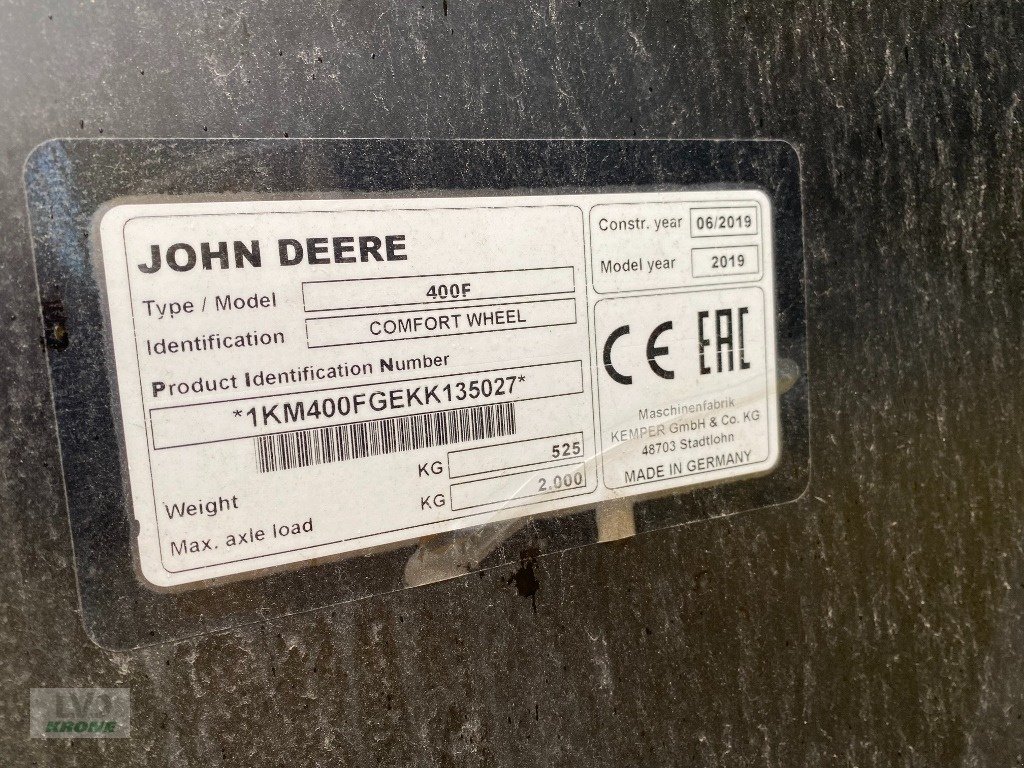 Feldhäcksler typu John Deere 9800, Gebrauchtmaschine v Barsinghausen OT Groß Munzel (Obrázok 20)