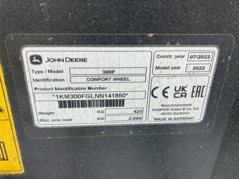 Feldhäcksler typu John Deere 9800i mit Kemper 390plus/ 639 Pickup/ NIR Sensor, Gebrauchtmaschine v Jahnatal (Obrázek 16)