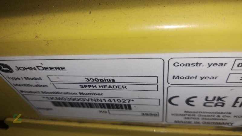 Feldhäcksler typu John Deere 9800i mit Kemper 390plus/ 639 Pickup/ NIR Sensor, Gebrauchtmaschine v Jahnatal (Obrázek 21)