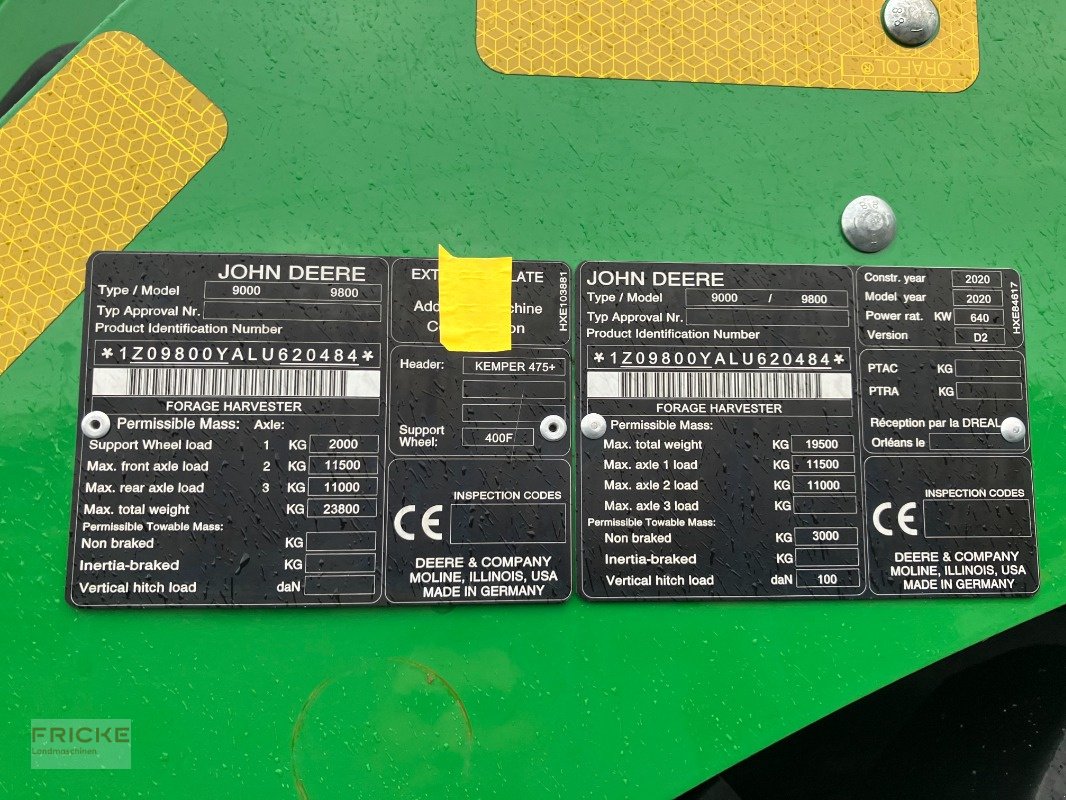 Feldhäcksler tip John Deere 9800i, Gebrauchtmaschine in Bockel - Gyhum (Poză 12)