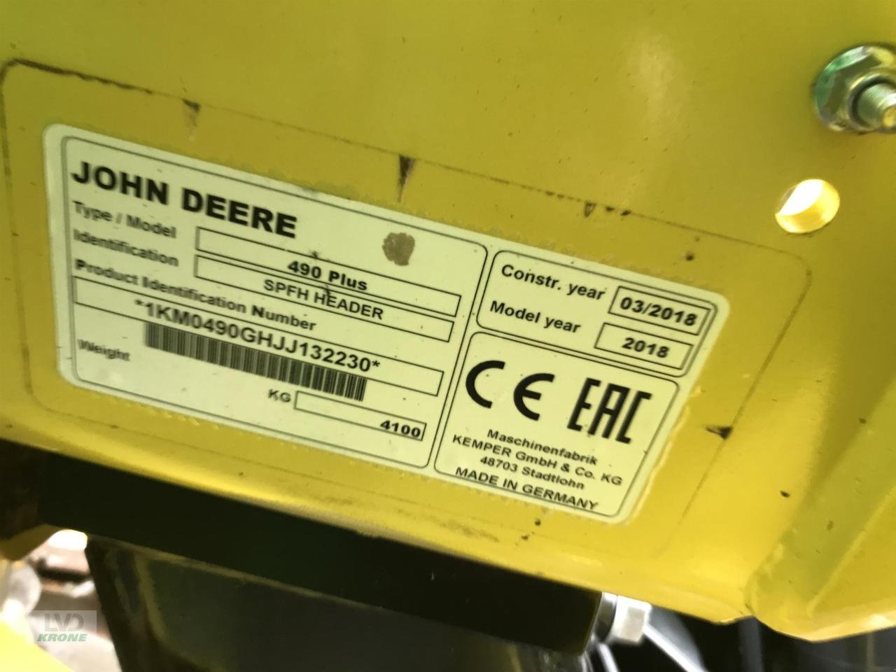 Feldhäcksler des Typs John Deere 9900i, Gebrauchtmaschine in Spelle (Bild 13)