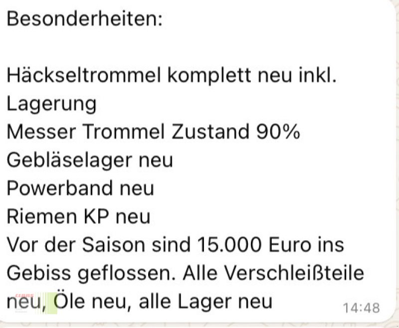 Feldhäcksler tip John Deere 9900i, Gebrauchtmaschine in Bordesholm (Poză 2)