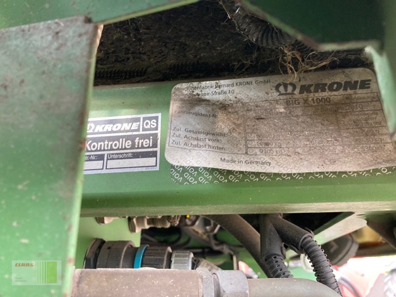 Feldhäcksler des Typs Krone Big X 1000, Gebrauchtmaschine in Risum-Lindholm (Bild 13)