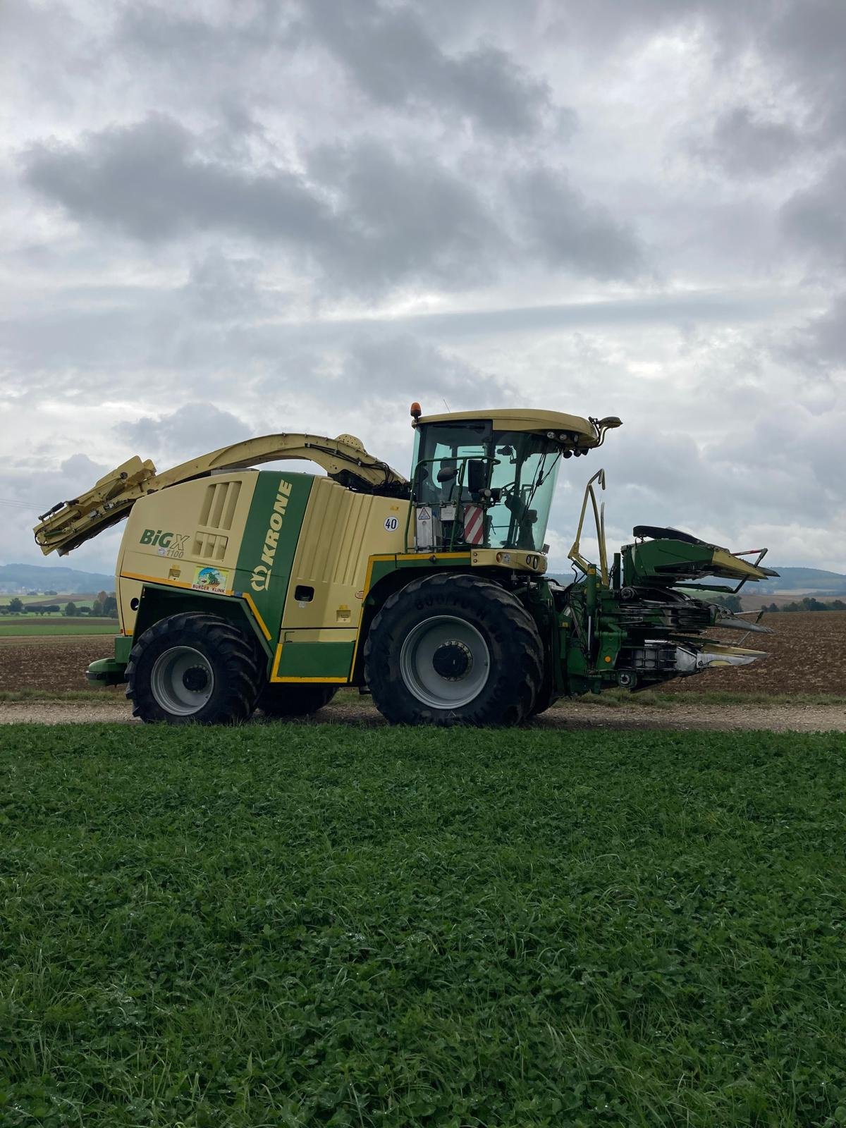 Feldhäcksler tip Krone Big X 1100, Gebrauchtmaschine in Nördlingen (Poză 1)