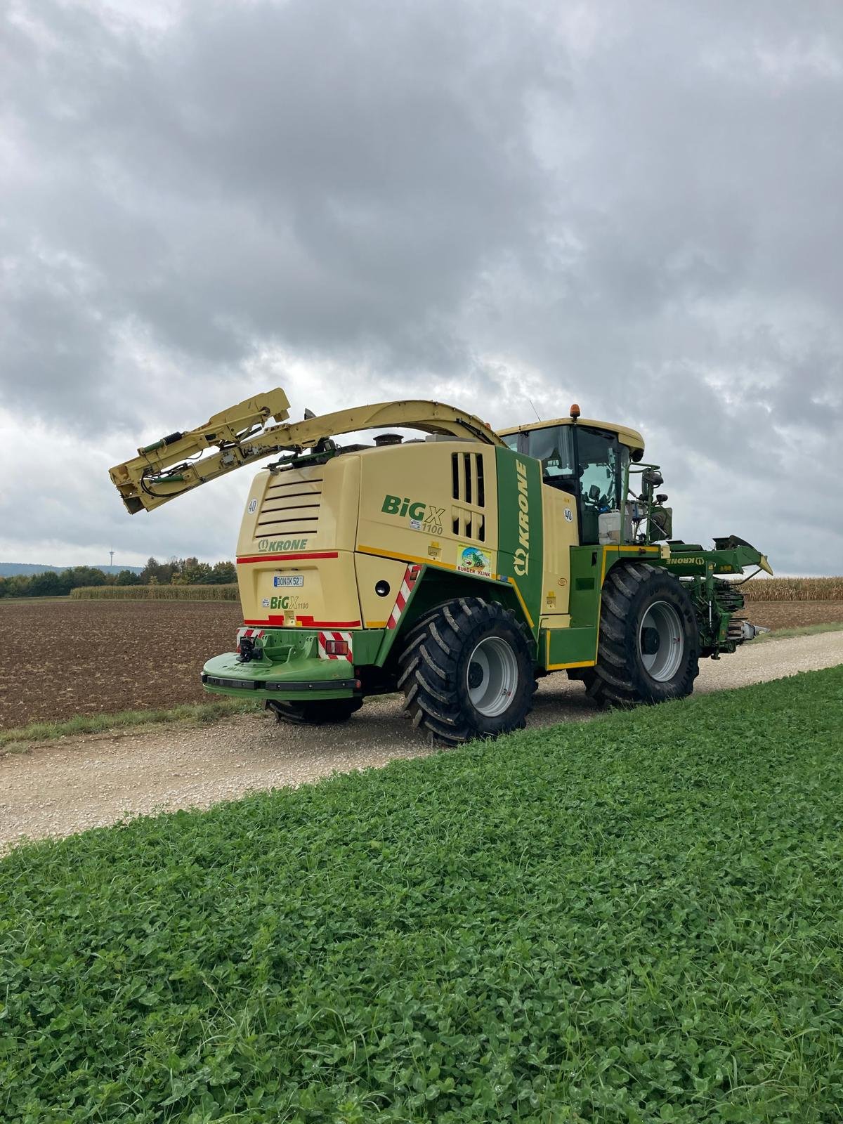 Feldhäcksler tip Krone Big X 1100, Gebrauchtmaschine in Nördlingen (Poză 3)