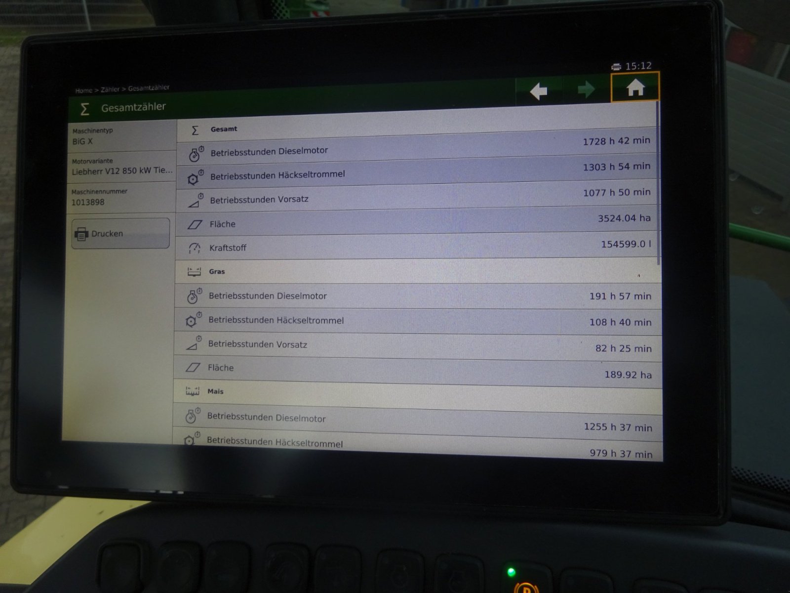 Feldhäcksler tip Krone BIG X 1180, Gebrauchtmaschine in Tuntenhausen (Poză 18)