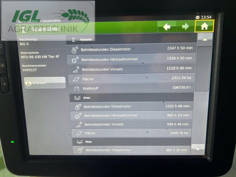 Feldhäcksler типа Krone BiG X 530, Gebrauchtmaschine в Nabburg