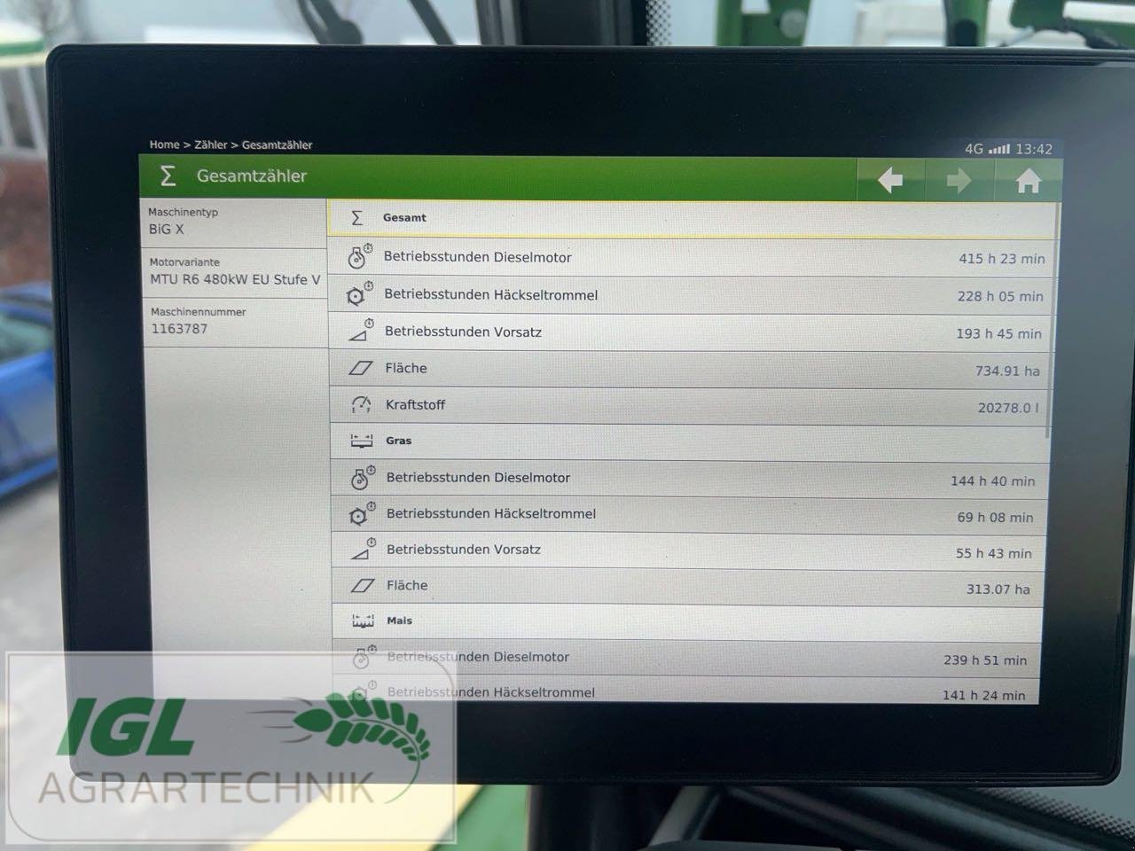 Feldhäcksler tip Krone BiG X 630 (St 5) (BX201-42), Neumaschine in Nabburg (Poză 11)