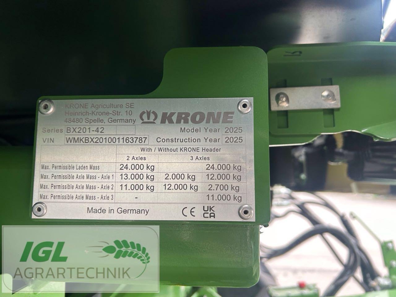 Feldhäcksler tip Krone BiG X 630 (St 5) (BX201-42), Neumaschine in Nabburg (Poză 12)