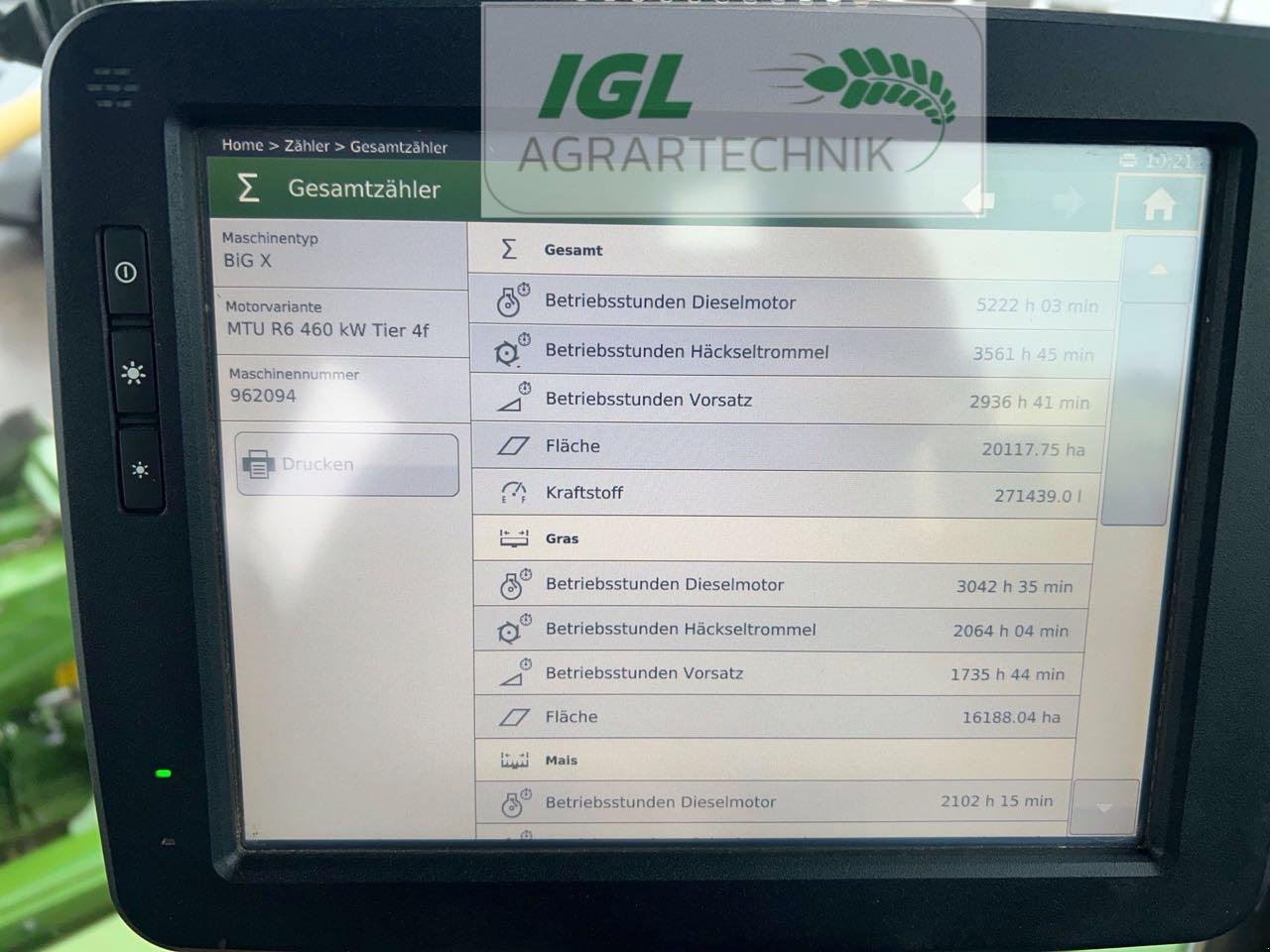 Feldhäcksler van het type Krone BiG X 630, Gebrauchtmaschine in Nabburg (Foto 13)