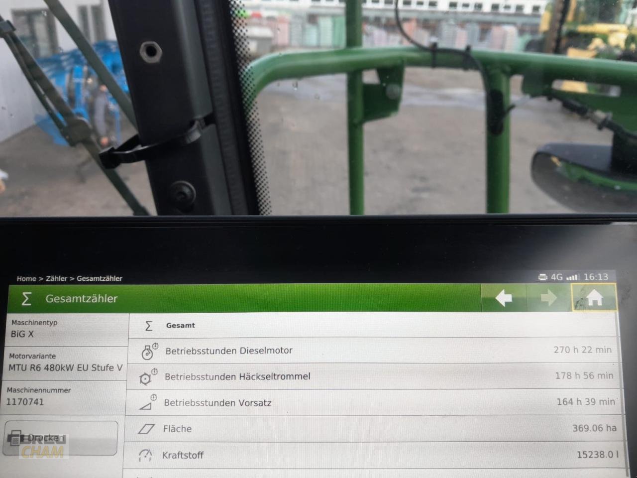 Feldhäcksler a típus Krone Big X 630, Neumaschine ekkor: Cham (Kép 15)