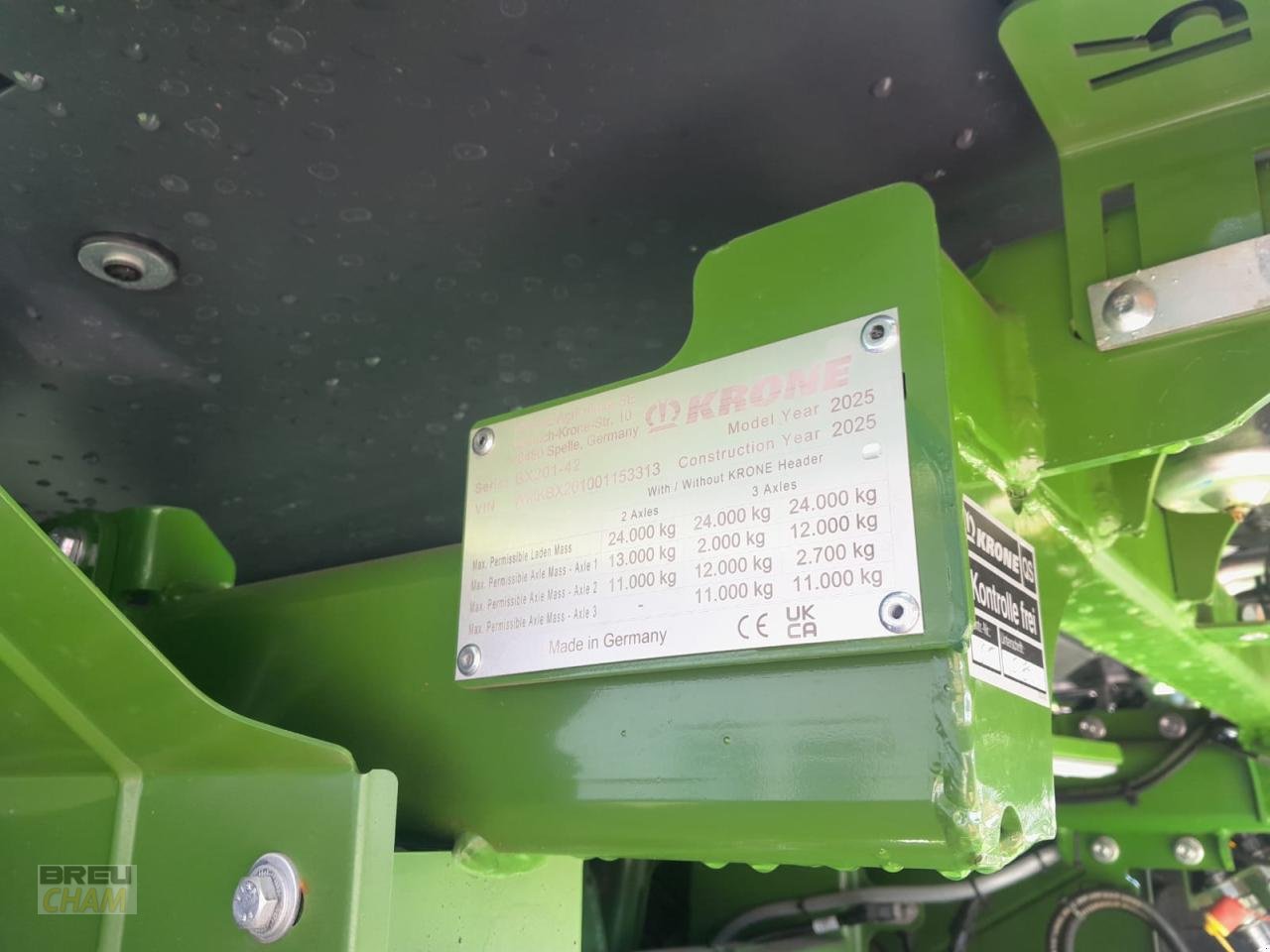 Feldhäcksler des Typs Krone Big X 630, Neumaschine in Cham (Bild 9)