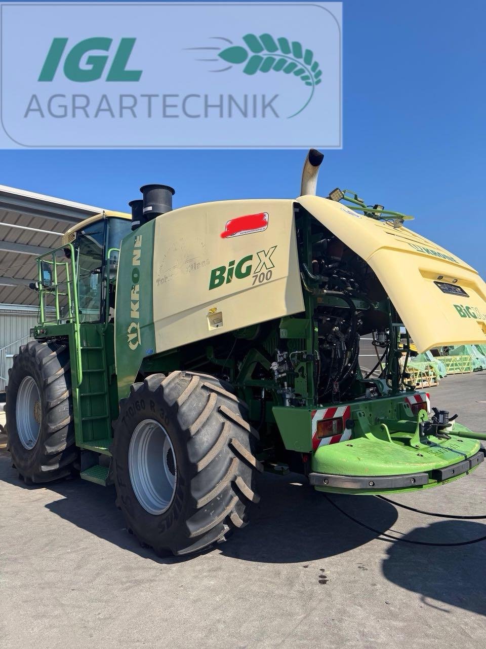 Feldhäcksler tip Krone BiG X 700, Gebrauchtmaschine in Nabburg (Poză 4)