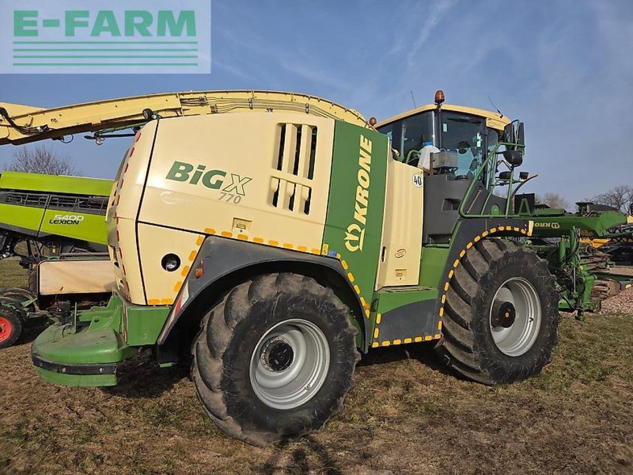 Feldhäcksler des Typs Krone big x 770, Gebrauchtmaschine in NEUENDORF AM SPECK (Bild 1)