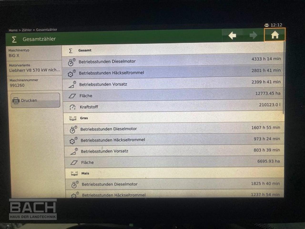 Feldhäcksler des Typs Krone BIG X 780, Gebrauchtmaschine in Boxberg-Seehof (Bild 4)