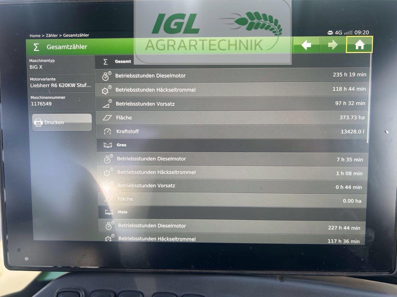 Feldhäcksler tip Krone BiG X 860 (St 5) (BX404-32), Neumaschine in Nabburg (Poză 10)