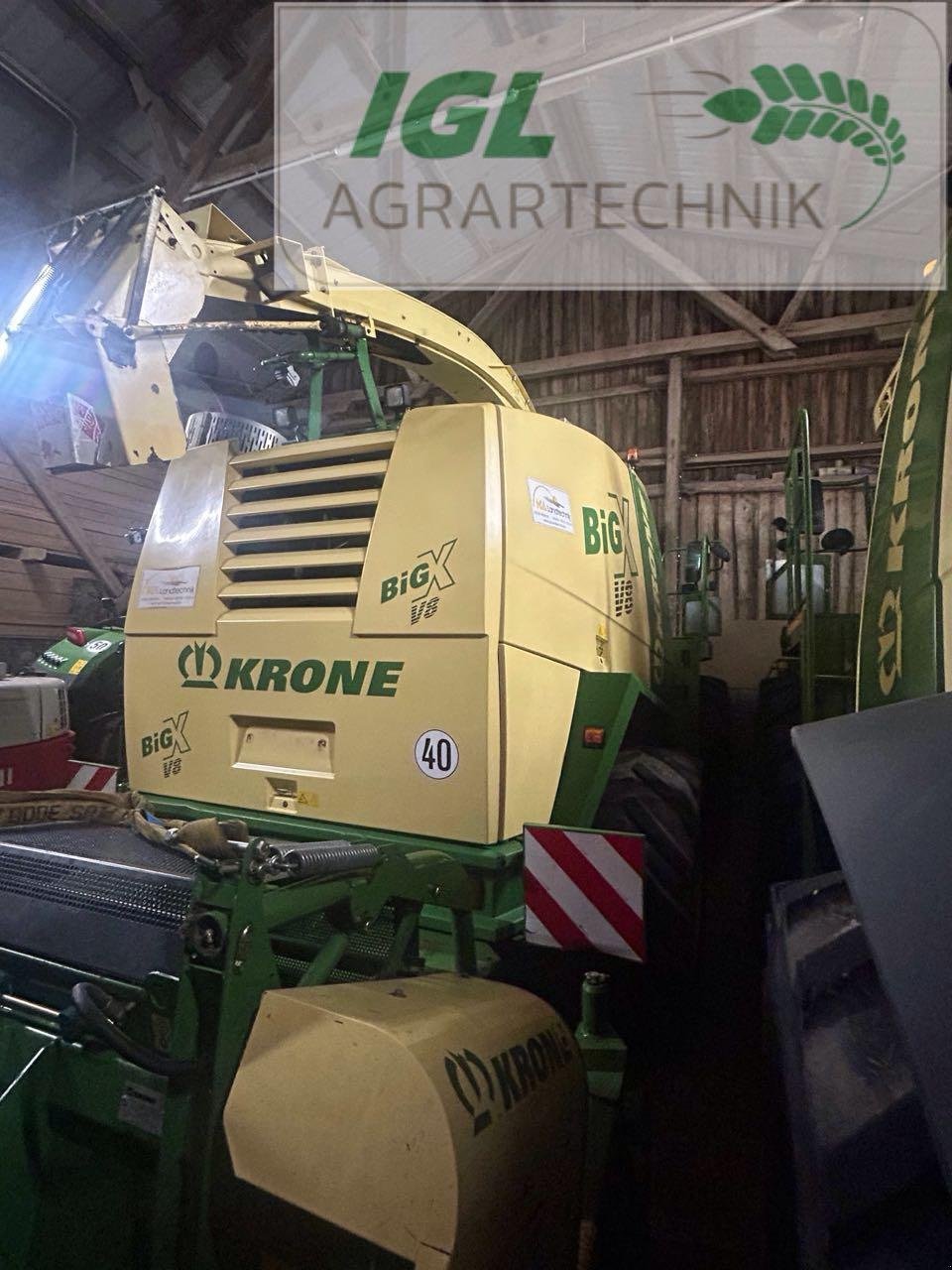 Feldhäcksler des Typs Krone BiG X V 8, Gebrauchtmaschine in Nabburg (Bild 3)