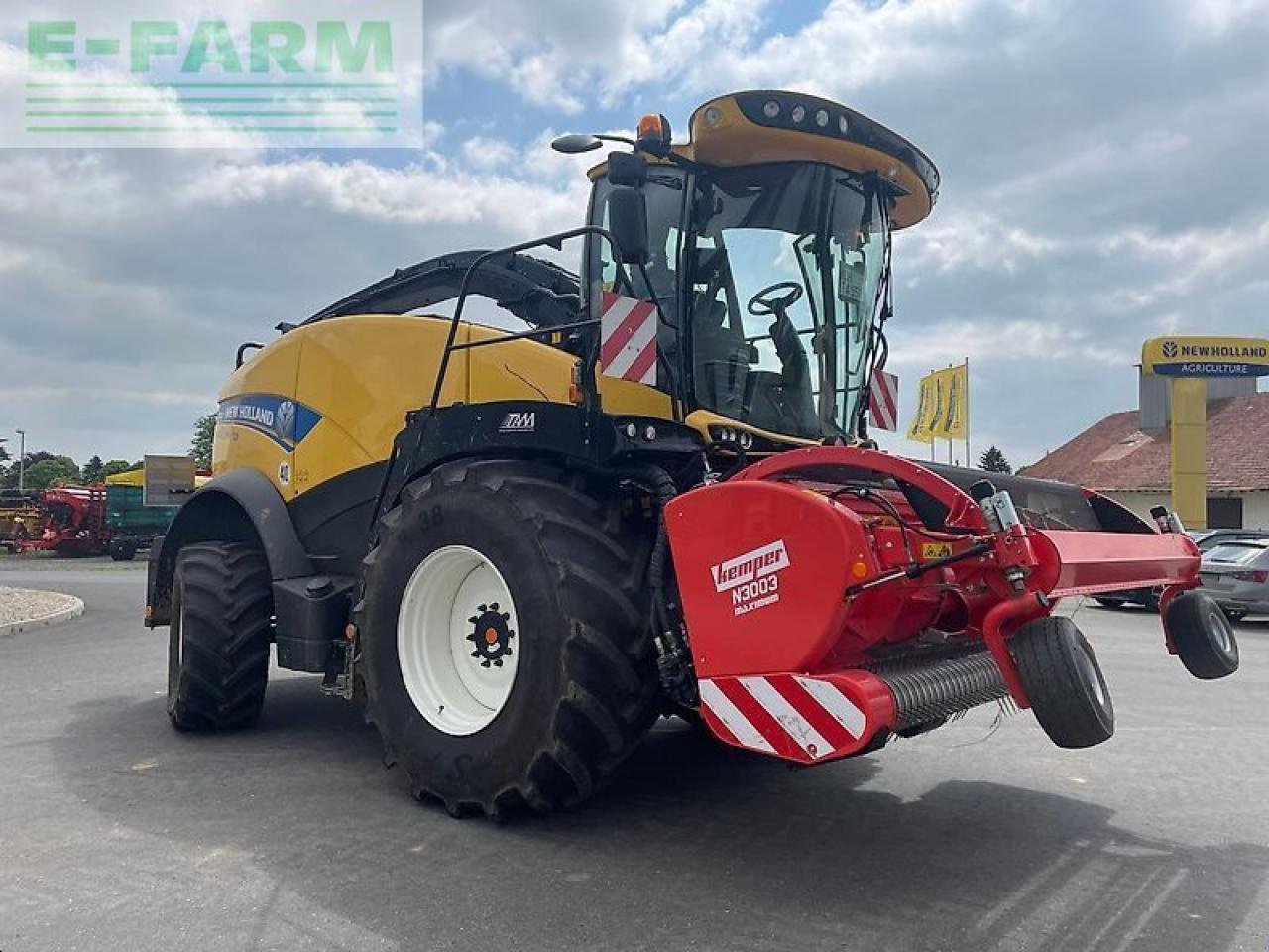 Feldhäcksler des Typs New Holland fr 550 häcksler inkl. kemper pickup mais gebiss, Gebrauchtmaschine in ANRODE / OT LENGEFELD (Bild 2)