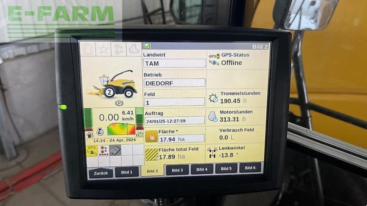 Feldhäcksler des Typs New Holland fr 550 häcksler inkl. kemper pickup mais gebiss, Gebrauchtmaschine in ANRODE / OT LENGEFELD (Bild 3)