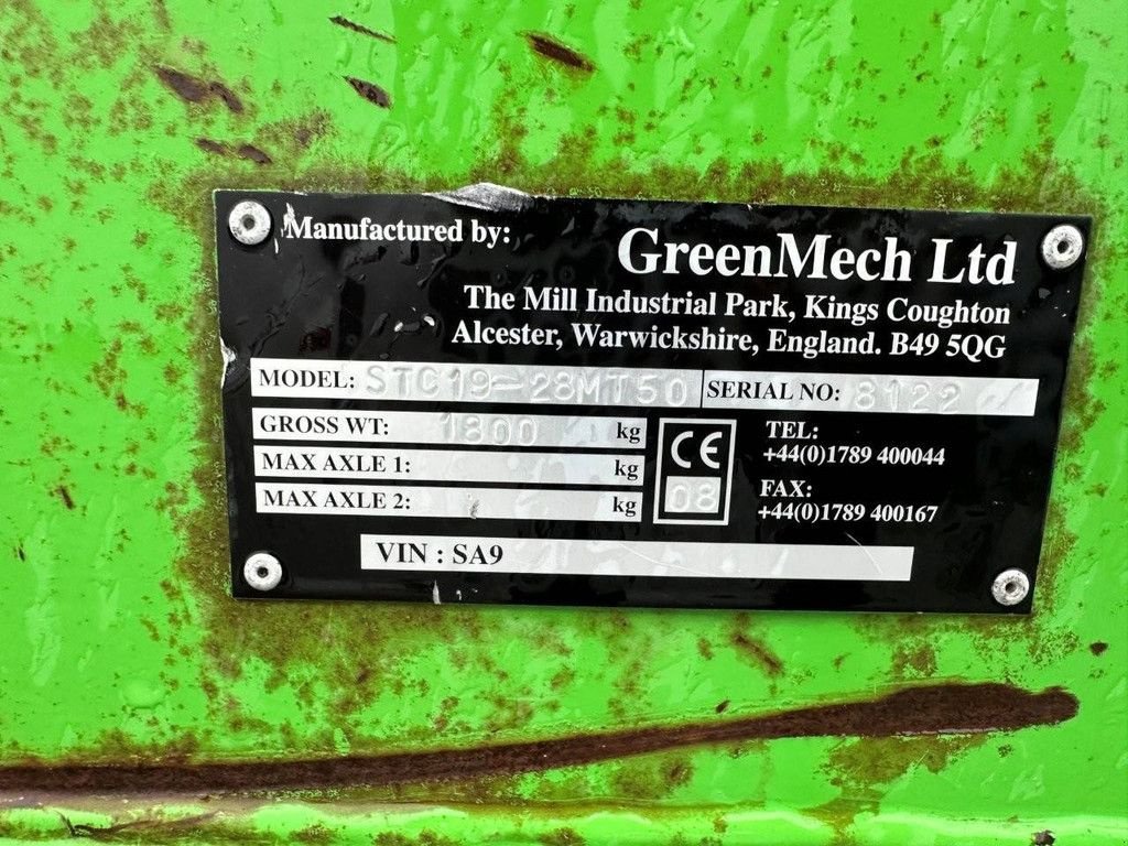 Feldhäcksler del tipo Sonstige Greenmech STC19 &ndash; 28MT50, Gebrauchtmaschine en Antwerpen (Imagen 7)