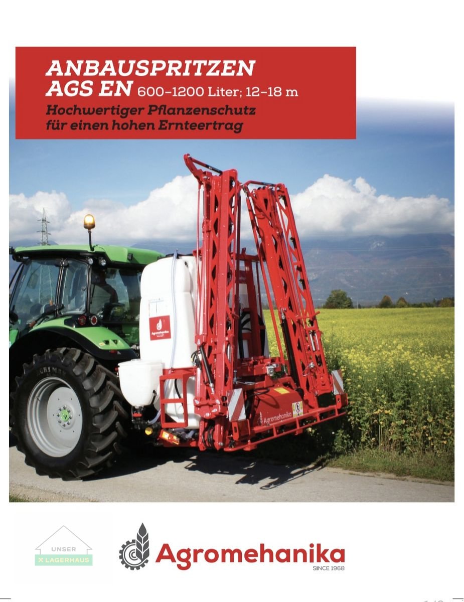 Feldspritze типа Agromehanika AGS 1200 MYH, Neumaschine в Feldbach (Фотография 3)