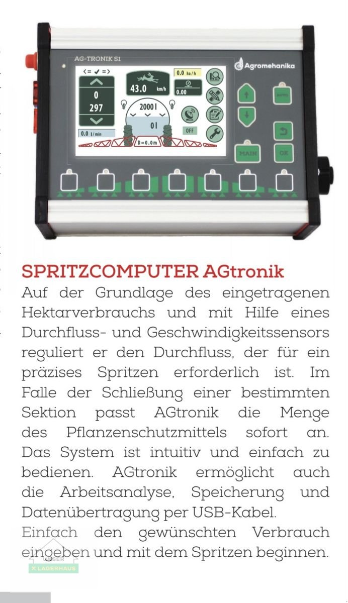 Feldspritze типа Agromehanika AGS 1200 MYH, Neumaschine в Feldbach (Фотография 5)