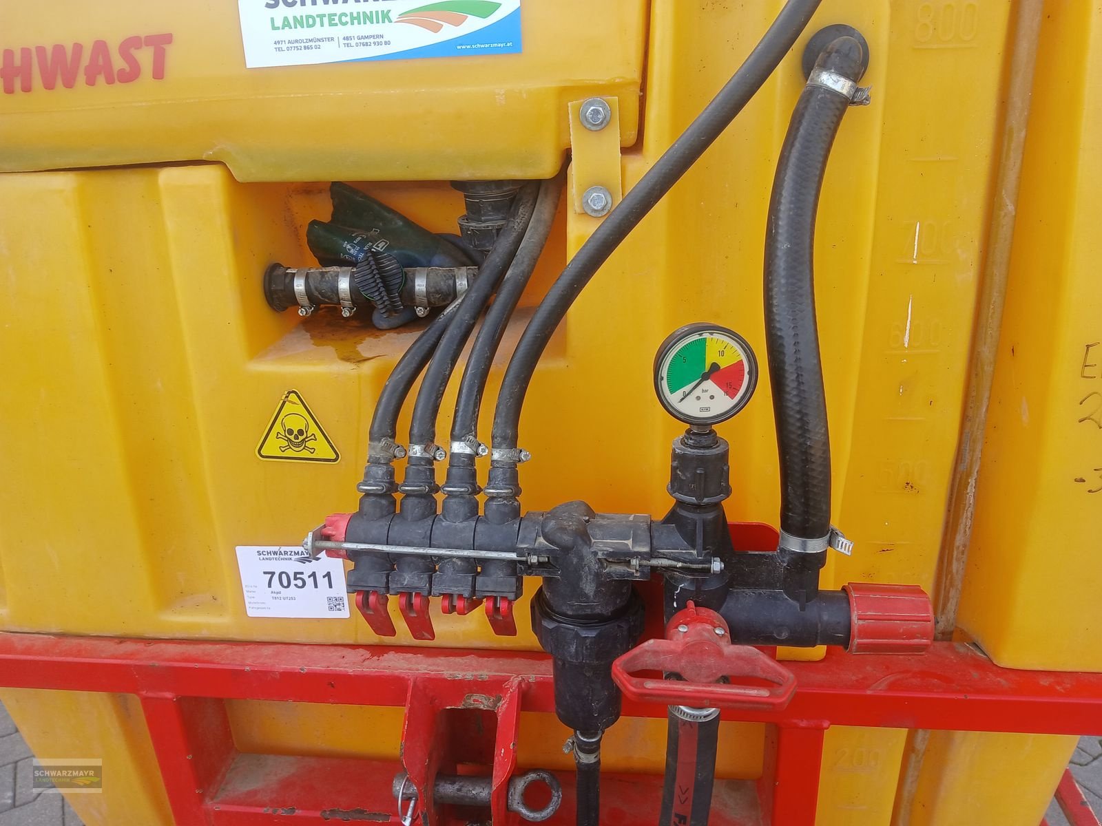 Feldspritze des Typs Akpil T812 UT253, Gebrauchtmaschine in Aurolzmünster (Bild 7)