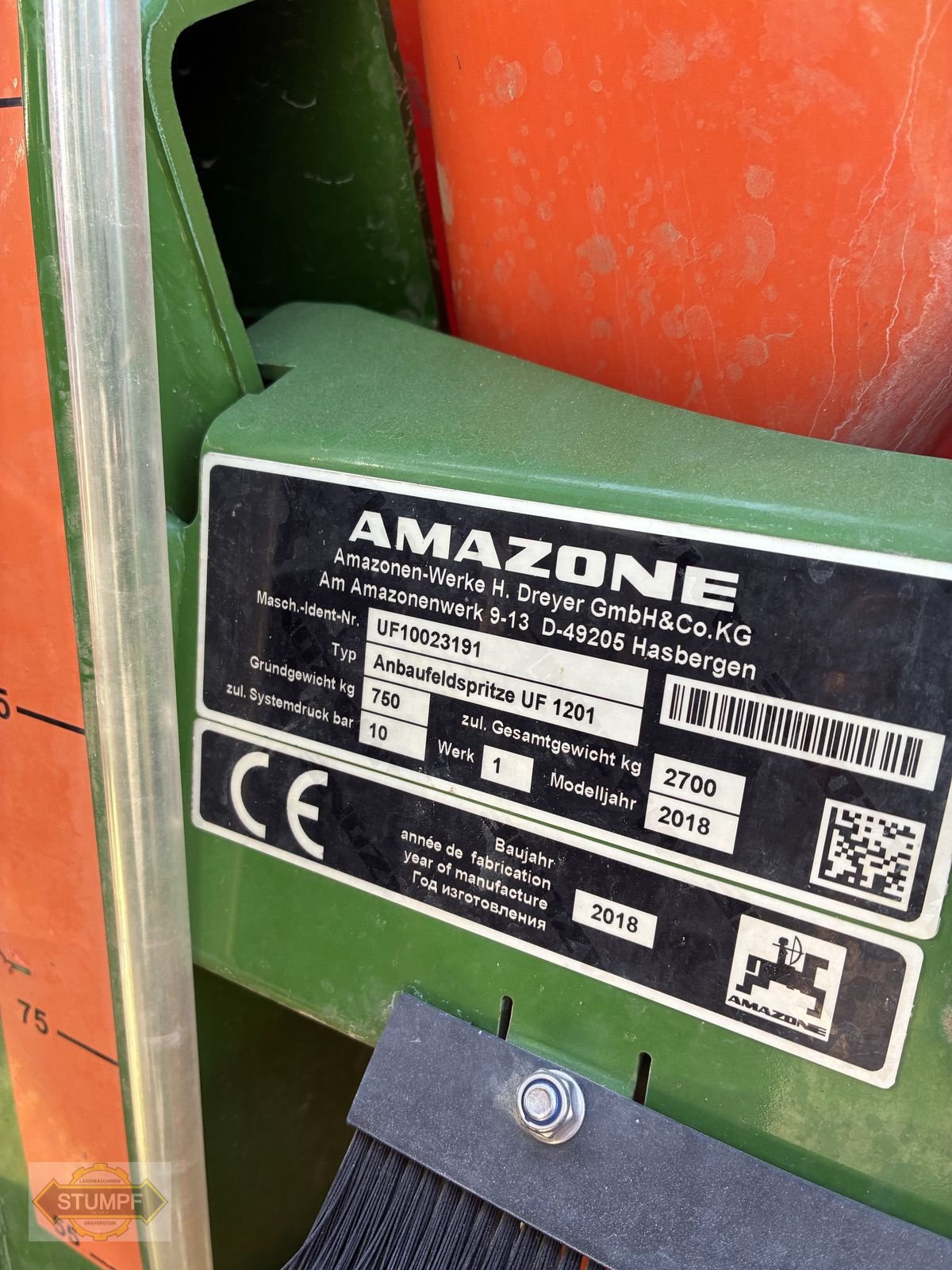 Feldspritze типа Amazone Amzone, Gebrauchtmaschine в Grafenstein (Фотография 5)