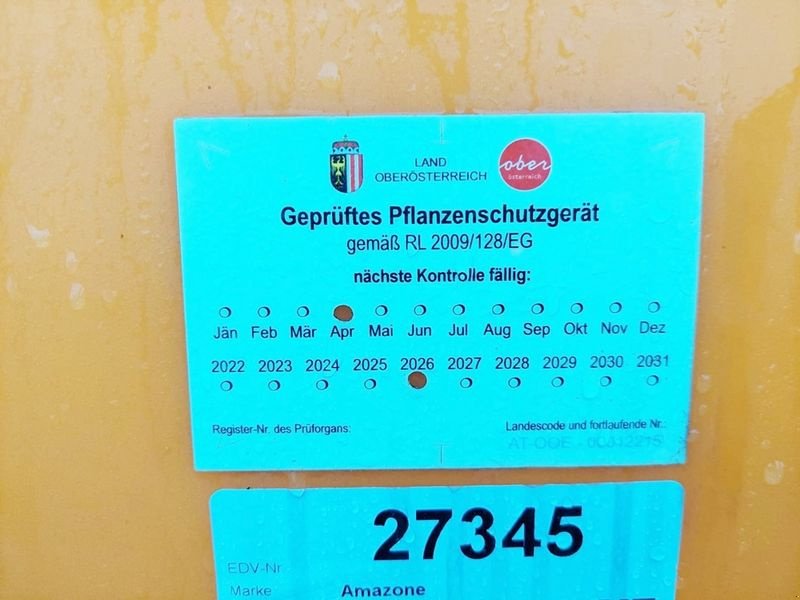 Feldspritze tip Amazone UF 1000 Feldspritze, Gebrauchtmaschine in St. Marienkirchen (Poză 11)