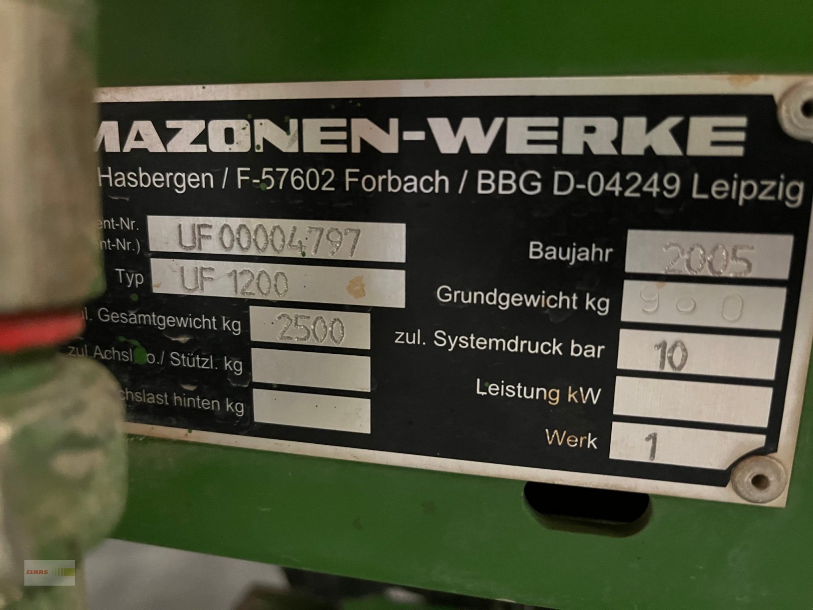 Feldspritze typu Amazone UF 1200, Gebrauchtmaschine v Langenau (Obrázok 14)