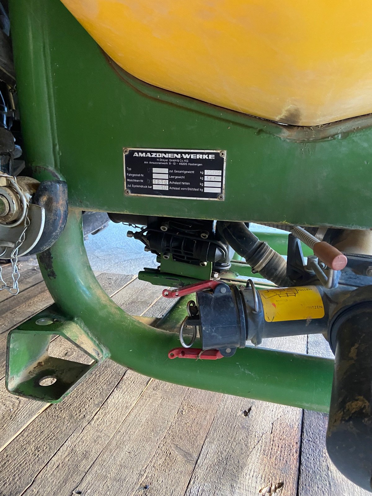 Feldspritze tip Amazone UF 1200, Gebrauchtmaschine in Holzhausen (Poză 5)