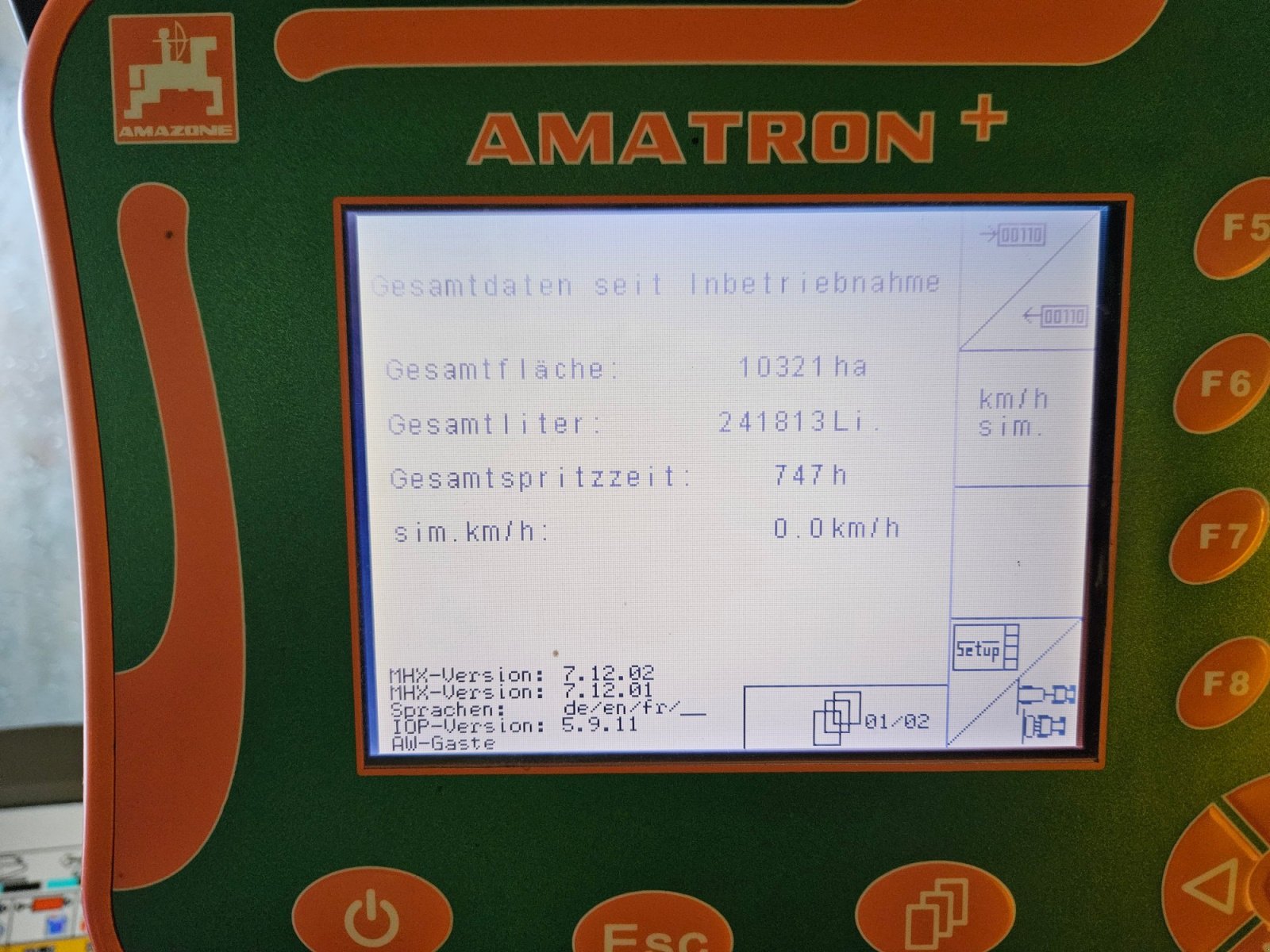 Feldspritze типа Amazone UF 1201, Gebrauchtmaschine в Offingen (Фотография 16)